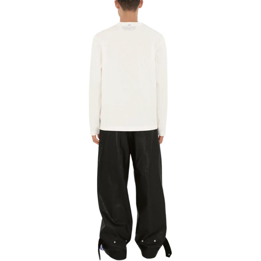 Purchase 버버리 SS24 브라운 크루넥 풀오버 스웻셔츠 블루 화이트 로고. 80813561