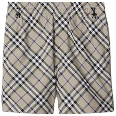 博柏利 SS24 经典格纹抽绳直筒休闲短裤 男士 - 苔绿色 80872231 Order 博柏利 SS24 经典格纹抽绳直筒休闲短裤 男士 - 苔绿色 80872231