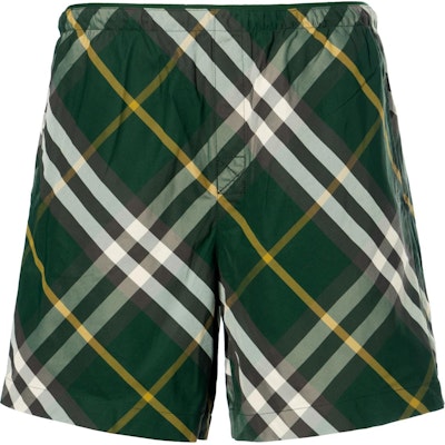 Burberry SS24 Bañador Colorblock Check Verde Hiedra Hombre. 80831621 Order Burberry SS24 Bañador Colorblock Check Verde Hiedra Hombre. 80831621