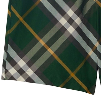 Burberry SS24 Bañador Colorblock Check Verde Hiedra Hombre. 80831621 Sizing Burberry SS24 Bañador Colorblock Check Verde Hiedra Hombre. 80831621