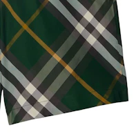 Cheap Burberry SS24 Celana Renang Pria Colorblock Check Ivy Green. 80831621