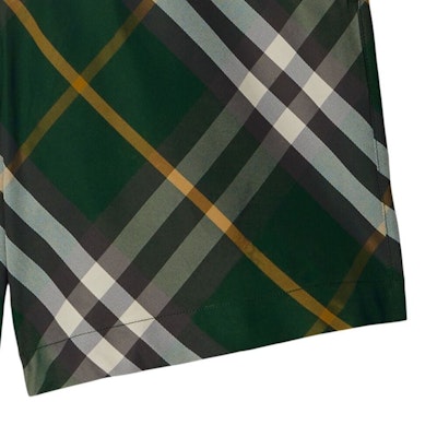 Burberry SS24 Bañador Colorblock Check Verde Hiedra Hombre. 80831621 Cheap Burberry SS24 Bañador Colorblock Check Verde Hiedra Hombre. 80831621