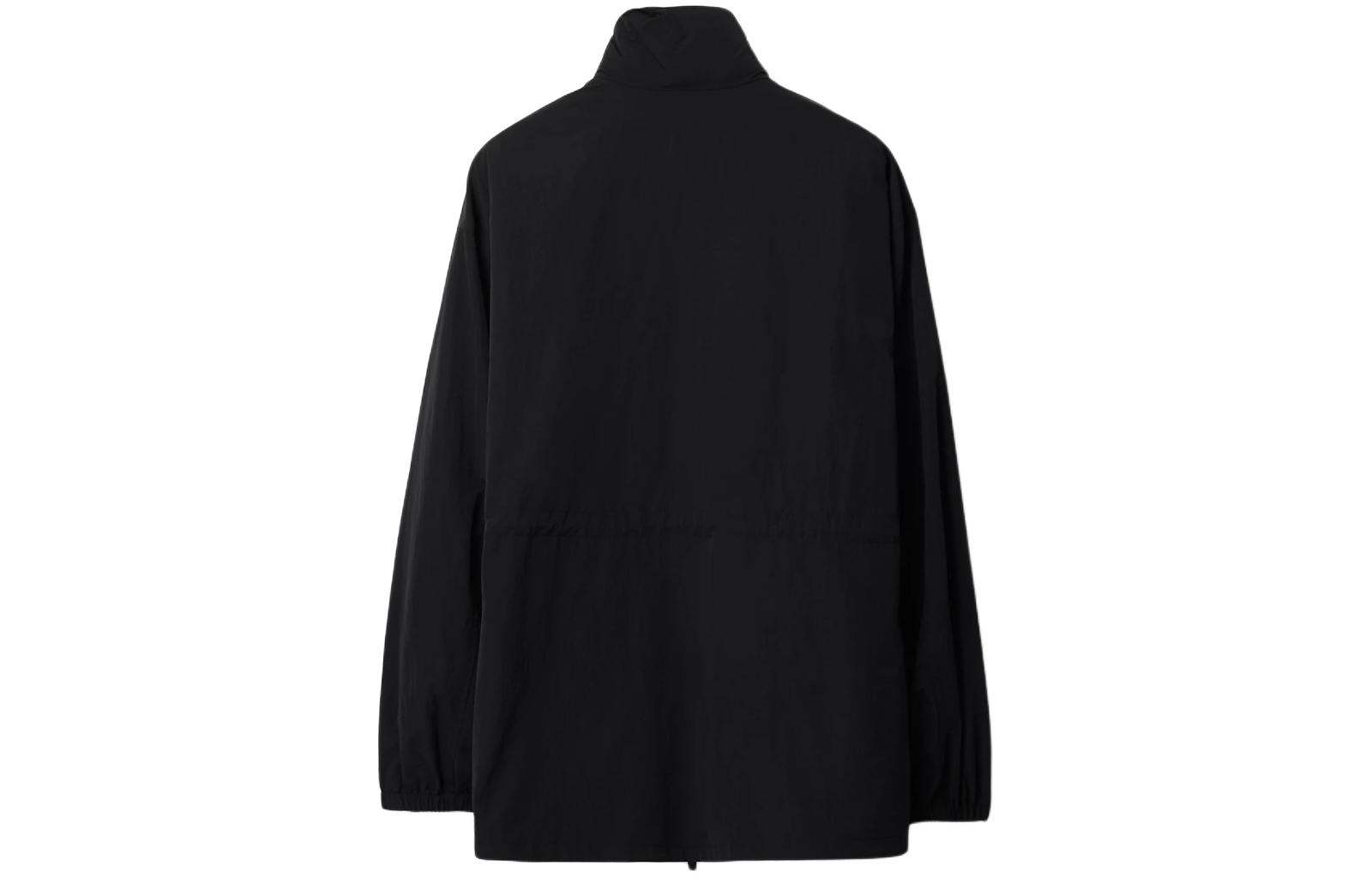 Burberry SS24 Contrast Equestrian Logo Long-Sleeve Jacket Black Men. 80893311 圖 3