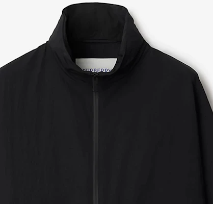 Burberry SS24對比馬術標誌長袖外套 黑色 男款 80893311 2