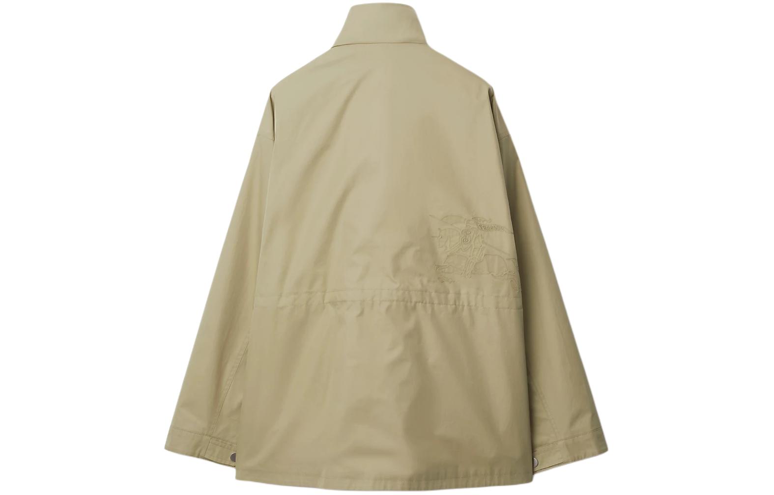 Burberry SS24 Detachable Hood Zip Jacket  - Solid Color Orion Beige. 80836721 圖 3