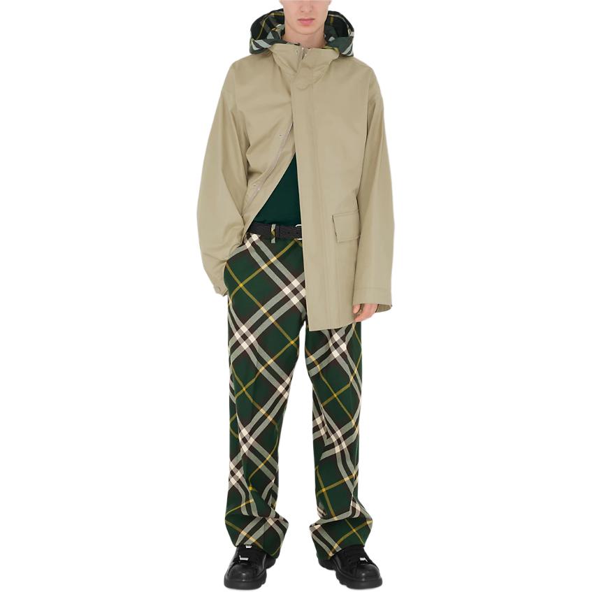 Burberry SS24 Detachable Hood Zip Jacket  - Solid Color Orion Beige. 80836721 圖 5