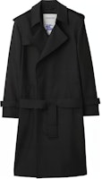 Burberry SS24 Double-Breasted Belted Long Sleeve Trench Coat Men Black 80871011 Burberry SS24 Double-Breasted Belted Long Sleeve Trench Coat Men Black 80871011