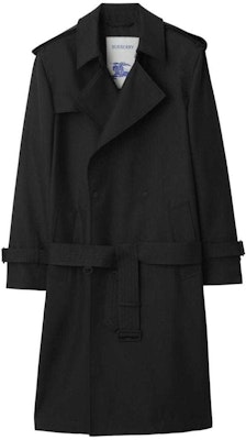 Burberry SS24 Gabardina Hombre Negra Doble Botonadura Manga Larga Cinturón 80871011 Order Burberry SS24 Gabardina Hombre Negra Doble Botonadura Manga Larga Cinturón 80871011