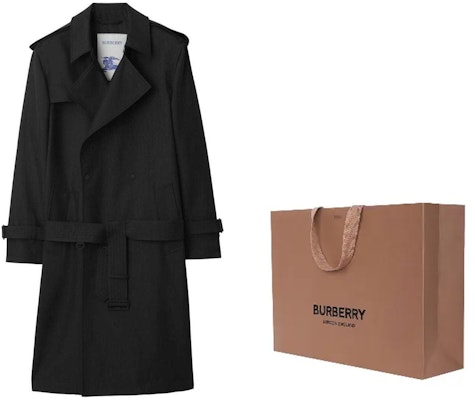 Burberry SS24 Gabardina Hombre Negra Doble Botonadura Manga Larga Cinturón 80871011 Shop Burberry SS24 Gabardina Hombre Negra Doble Botonadura Manga Larga Cinturón 80871011