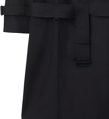 Burberry SS24 Gabardina Hombre Negra Doble Botonadura Manga Larga Cinturón 80871011 Sizing Burberry SS24 Gabardina Hombre Negra Doble Botonadura Manga Larga Cinturón 80871011
