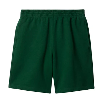 Burberry SS24 Equestrian Logo Straight-Leg Shorts Ivy Green Mens. 80849571