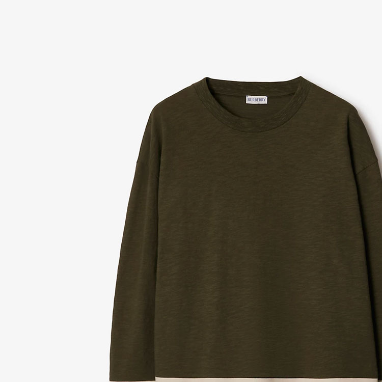 Burberry SS24 Equestrian Logo Stripe Knit Crewneck Sweater Lake Blue  Fashion 80918891 圖 7