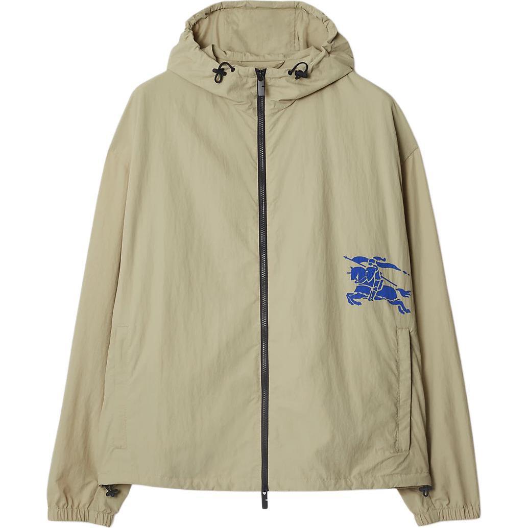 Burberry SS24 Equestrian Patch Zip-Up Hoodie Jacket  Chalk White 80926671 圖 2