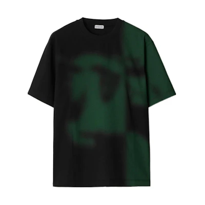 Burberry SS24 Gradient Print Crewneck Short Sleeve T-Shirt Men’s Black 80905861