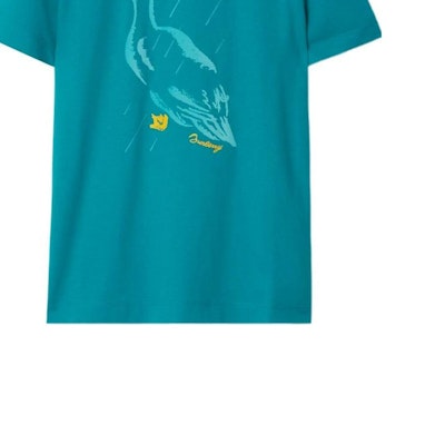 バーバリー SS24 レターアニマルプリントクルーネックTシャツ メンズ キングフィッシャーブルー 80957841 Cheap バーバリー SS24 レターアニマルプリントクルーネックTシャツ メンズ キングフィッシャーブルー 80957841