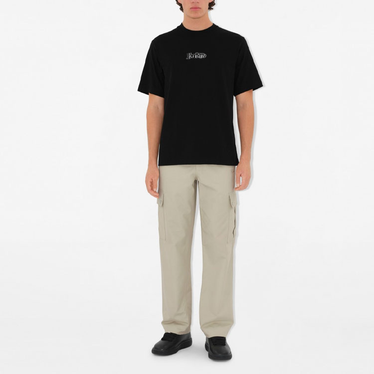 Burberry SS24 Letter Logo Print Crewneck Short Sleeve T-Shirt Black 80978101 圖 3