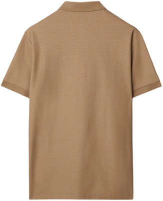 Burberry SS24 男士驼色标志刺绣短袖 Polo 衫. 80844381 Lookbook Burberry SS24 男士驼色标志刺绣短袖 Polo 衫. 80844381