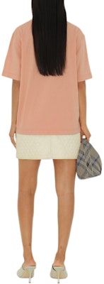 バーバリー SS24 ロゴ フロック クルーネック Tシャツ ピンク レディース. 80998351 Shop バーバリー SS24 ロゴ フロック クルーネック Tシャツ ピンク レディース. 80998351