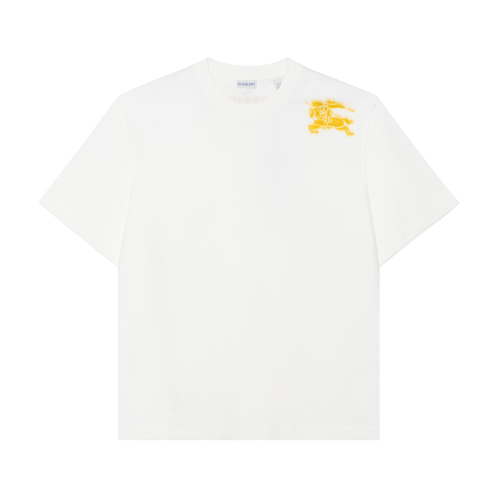 Burberry SS24 Logo Print Crewneck Short Sleeve T-Shirt White - 80904331