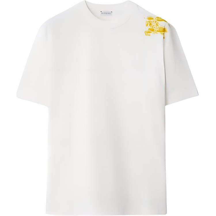 Burberry SS24 Logo Print Crewneck Short Sleeve T-Shirt White - 80904331 圖 2