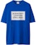 Buy Burberry SS24 Logo Print Crewneck T-Shirt Canvas Blue 80843391