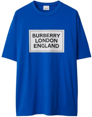 Burberry SS24 Logo Print Crewneck T-Shirt Canvas Blue 80843391 Order Burberry SS24 Logo Print Crewneck T-Shirt Canvas Blue 80843391