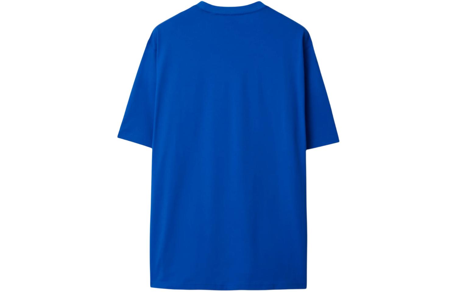 Lookbook Burberry SS24 Logo Print Crewneck T-Shirt  Canvas Blue 80843391