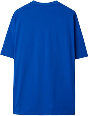 Burberry SS24 Logo Print Crewneck T-Shirt Canvas Blue 80843391 Lookbook Burberry SS24 Logo Print Crewneck T-Shirt Canvas Blue 80843391