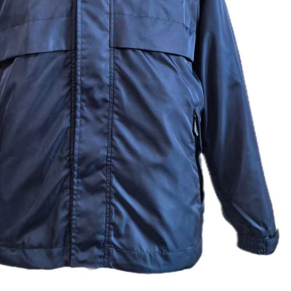 Burberry SS24 Navy Blue 3D Logo Stand Collar Zip Jacket for Men 80774861 圖 8