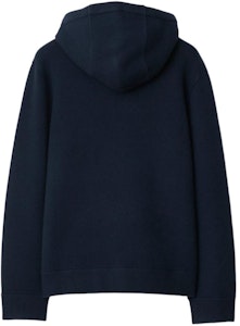 博柏利 SS24 海军蓝刺绣徽标抽绳连帽衫。 80897841 Lookbook 博柏利 SS24 海军蓝刺绣徽标抽绳连帽衫。 80897841