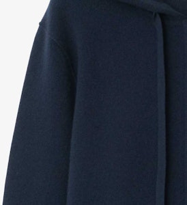 博柏利 SS24 海军蓝刺绣徽标抽绳连帽衫。 80897841 Purchase 博柏利 SS24 海军蓝刺绣徽标抽绳连帽衫。 80897841