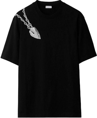 Burberry SS24 Pattern Print Crewneck Casual T-Shirt Black 80881771 Order Burberry SS24 Pattern Print Crewneck Casual T-Shirt Black 80881771