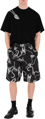 Burberry SS24 Pattern Print Crewneck Casual T-Shirt Black 80881771 Shop Burberry SS24 Pattern Print Crewneck Casual T-Shirt Black 80881771