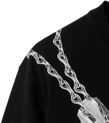 Burberry SS24 Pattern Print Crewneck Casual T-Shirt Black 80881771 Sizing Burberry SS24 Pattern Print Crewneck Casual T-Shirt Black 80881771