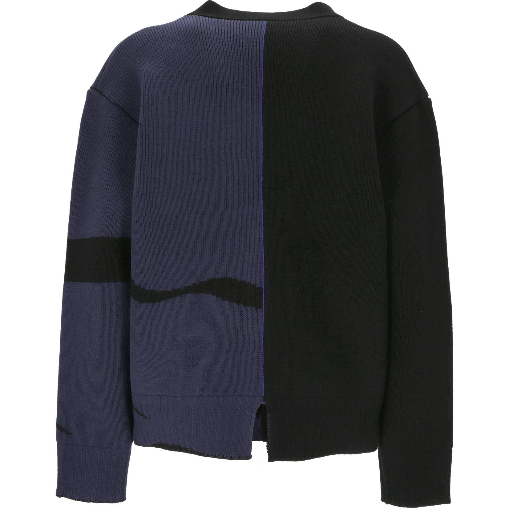 Burberry SS24 Pattern V-Neck Button-Up Knit Cardigan Black  Sweater 80955291 圖 3