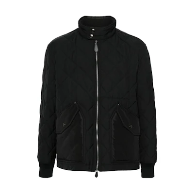 Burberry SS24 Quilted High-Neck Casual Jacket Black. 80964491
