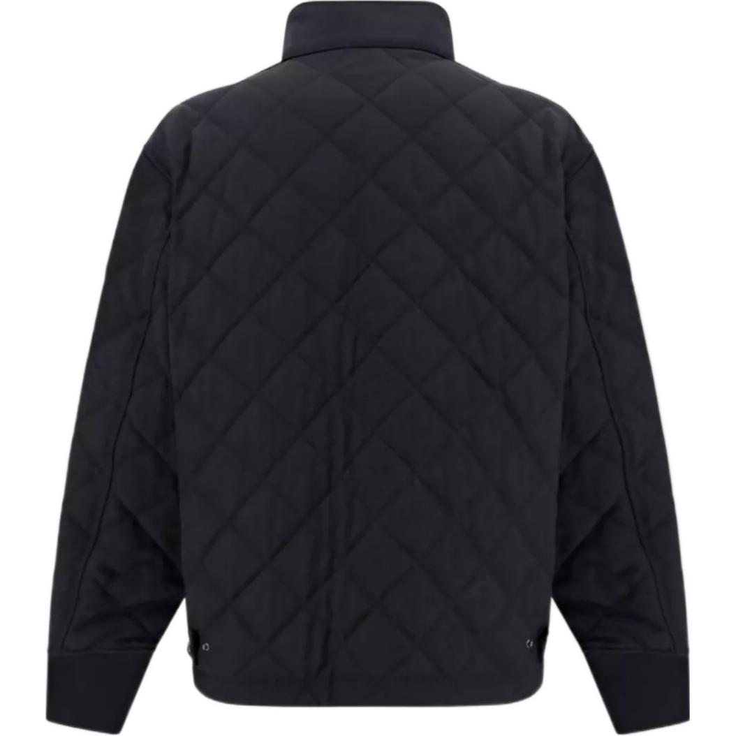 Lookbook Burberry SS24 黑色高領菱格休閒外套. 80964491