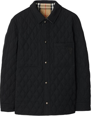 Burberry SS24 Reversible Black Cotton Jacket with Logo Patch for Men. 80969151 Order Burberry SS24 Reversible Black Cotton Jacket with Logo Patch for Men. 80969151