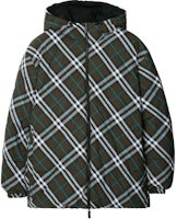 Burberry SS24 Reversible Check Hooded Down Jacket Men’s Deep Green 80945941 Burberry SS24 Reversible Check Hooded Down Jacket Men’s Deep Green 80945941