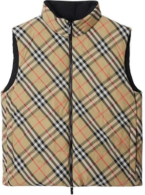 Burberry SS24 Reversible Equestrian Print Puffer Vest Brown . 80942361 Order Burberry SS24 Reversible Equestrian Print Puffer Vest Brown . 80942361