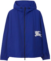 Burberry SS24 Solid Color Knight Logo Print Hoodie Zipper Jacket Blue Men. 80867131 Burberry SS24 Solid Color Knight Logo Print Hoodie Zipper Jacket Blue Men. 80867131