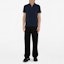 Lookbook Burberry SS24 Polo Shirt Warna Navy dengan Logo Bordir. 80936001