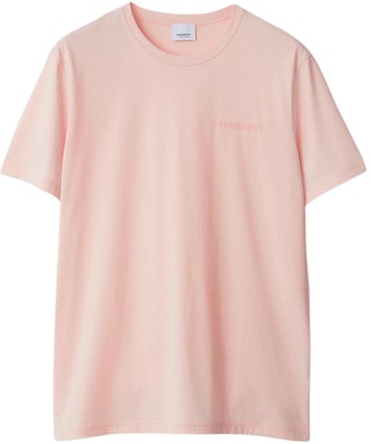 Burberry SS24 Solid Color Logo Embroidered Crewneck T-Shirt Pink 80843621 Buy Burberry SS24 Solid Color Logo Embroidered Crewneck T-Shirt Pink 80843621