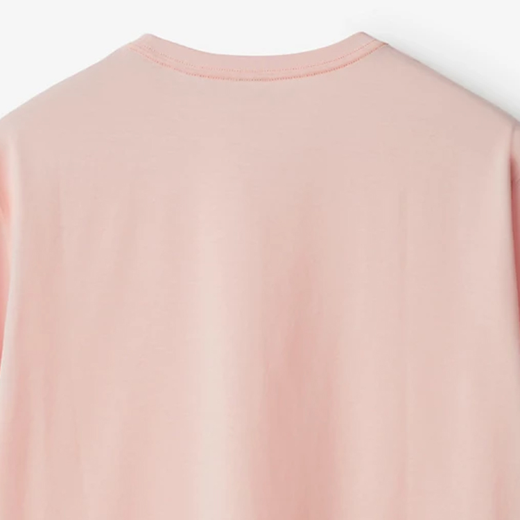 Sizing Burberry SS24 Solid Color Logo Embroidered Crewneck T-Shirt Pink 80843621