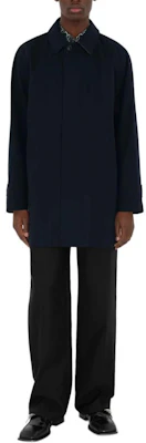 Abrigo Corto Azul Oscuro Burberry SS24 Hombre Color Sólido Un Botón 80830751 Shop Abrigo Corto Azul Oscuro Burberry SS24 Hombre Color Sólido Un Botón 80830751