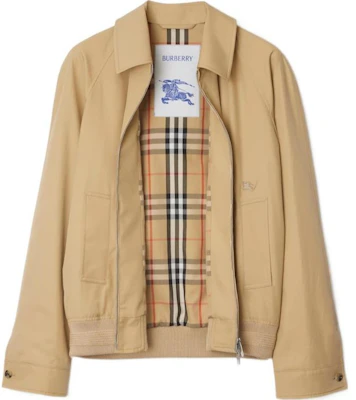 Burberry SS24 純色拉鍊長袖夾克 麻色 80931991 Lookbook Burberry SS24 純色拉鍊長袖夾克 麻色 80931991