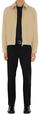 Burberry SS24 純色拉鍊長袖夾克 麻色 80931991 Shop Burberry SS24 純色拉鍊長袖夾克 麻色 80931991