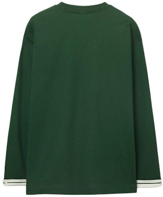 Burberry SS24 Striped Equestrian Logo Crewneck Sweatshirt Ivy Green Mens 80820081 Lookbook Burberry SS24 Striped Equestrian Logo Crewneck Sweatshirt Ivy Green Mens 80820081