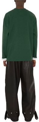 Burberry SS24 Striped Equestrian Logo Crewneck Sweatshirt Ivy Green Mens 80820081 Purchase Burberry SS24 Striped Equestrian Logo Crewneck Sweatshirt Ivy Green Mens 80820081