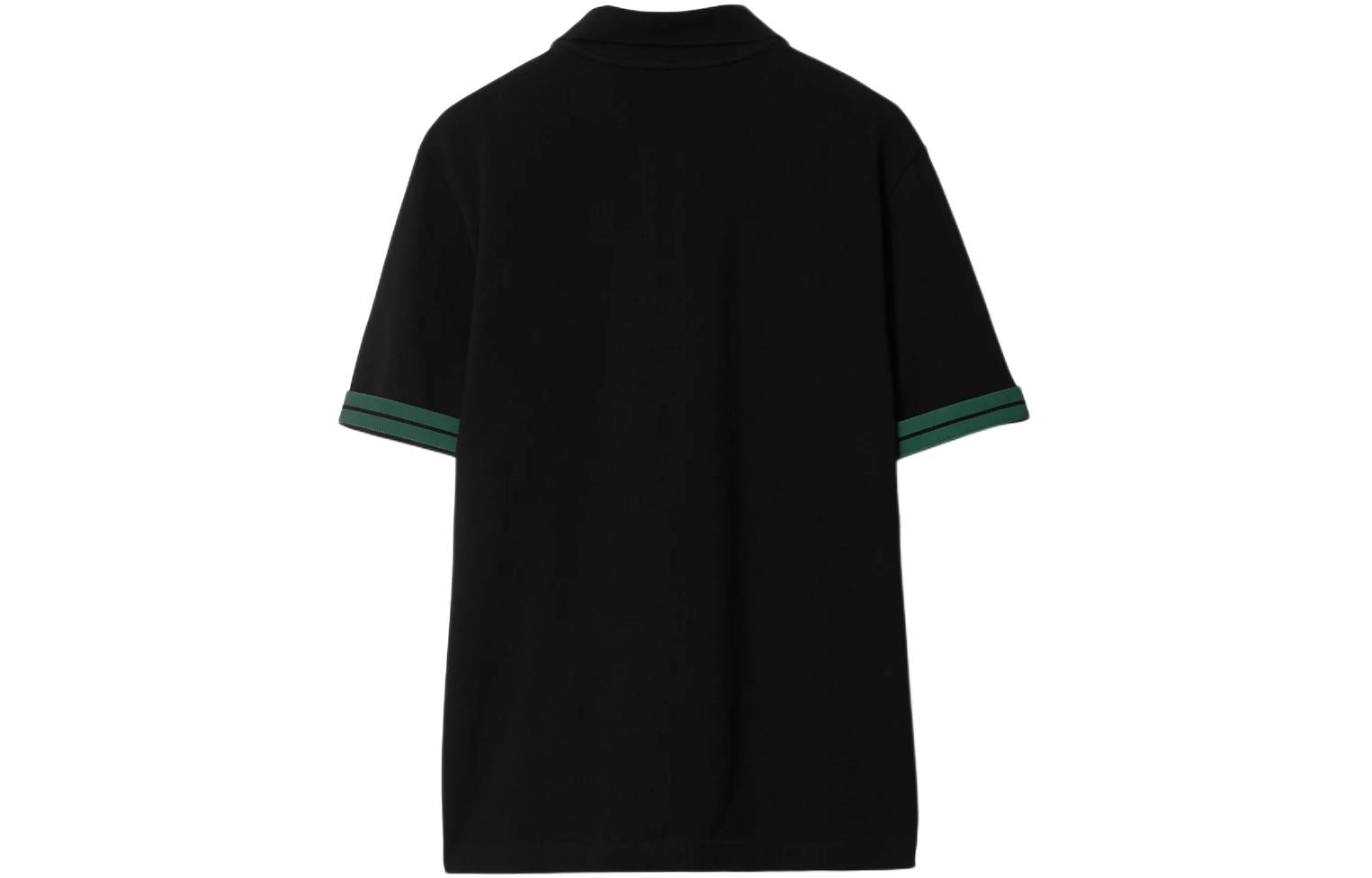 Cheap Burberry SS24 Striped Equestrian Logo Short-Sleeve Polo Shirt Men. 80821241